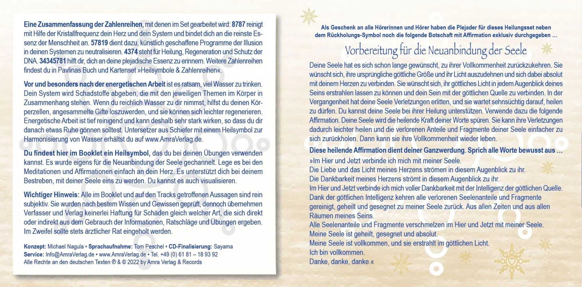 Bild: 9783954475490 | Neuanbindung der Seele und Rückholung verlorener Anteile | Audio-CD