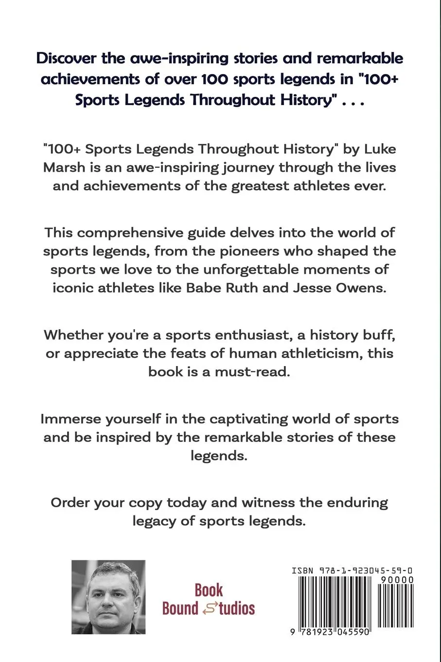 Rückseite: 9781923045590 | 100+ Sports Legends Throughout History | Luke Marsh | Taschenbuch