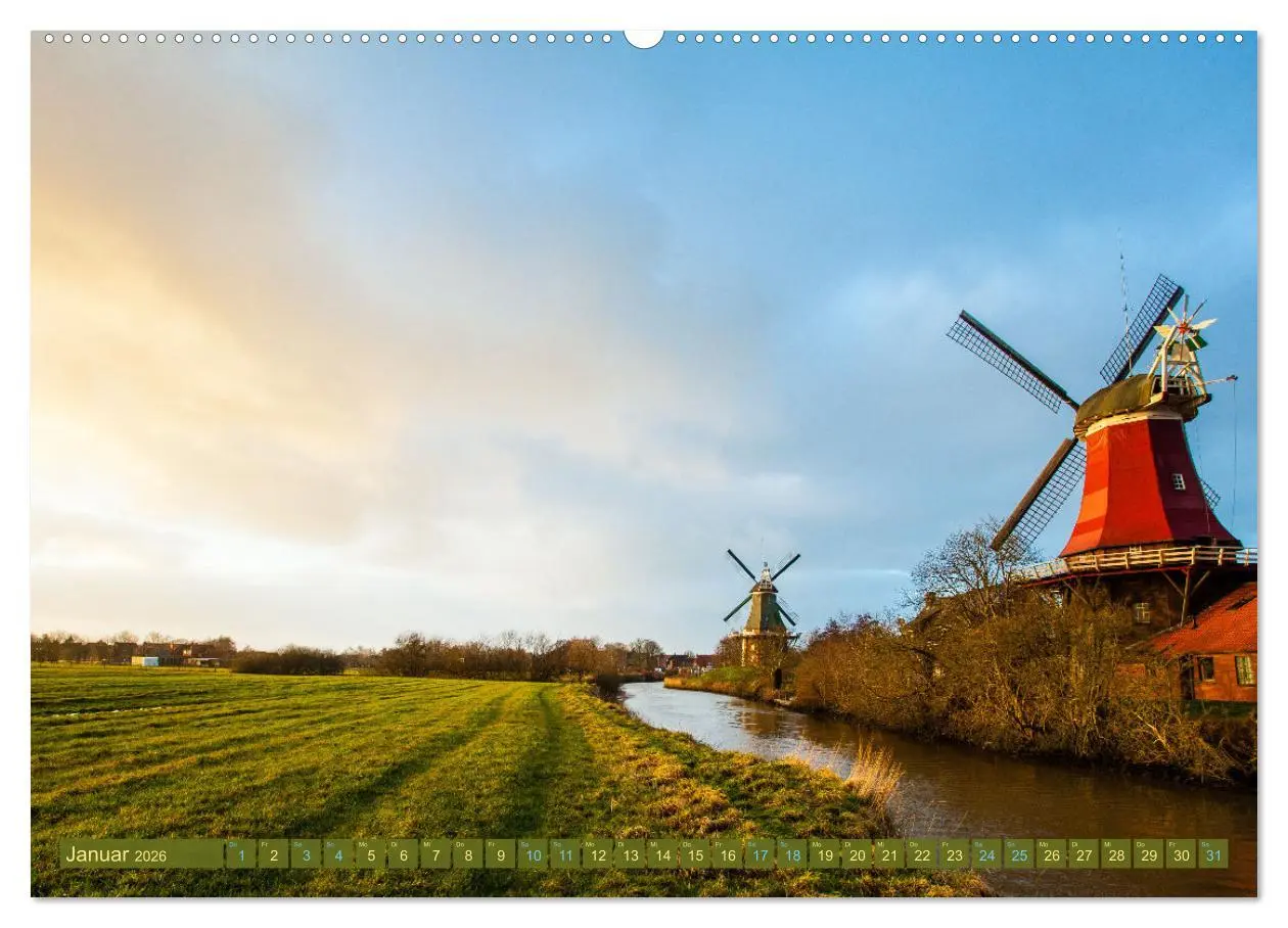 Bild: 9783457625590 | Mein Land, Ostfriesland (Wandkalender 2026 DIN A2 quer), CALVENDO...
