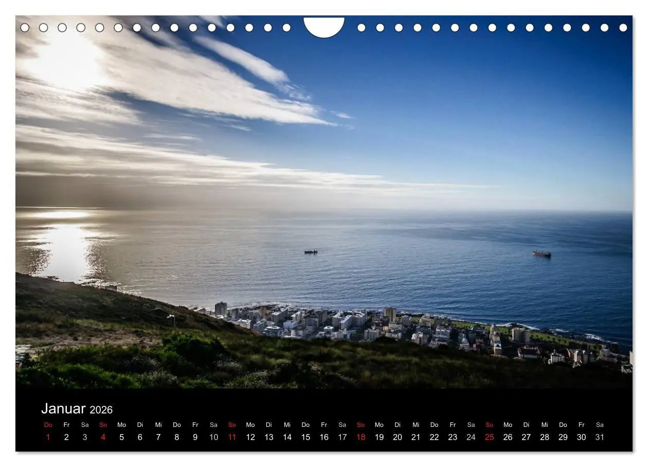 Bild: 9783516025590 | Unterwegs in Südafrika 2026 (Wandkalender 2026 DIN A4 quer),...