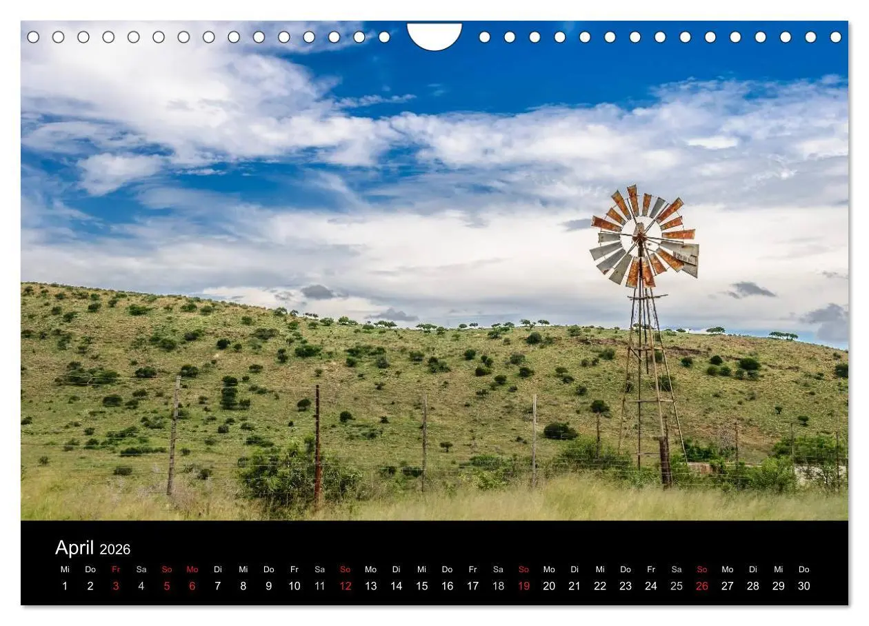 Bild: 9783516025590 | Unterwegs in Südafrika 2026 (Wandkalender 2026 DIN A4 quer),...
