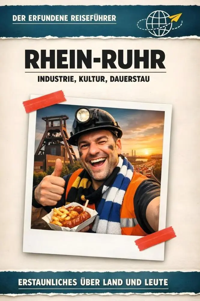 Cover: 9783695395590 | Rhein-Ruhr | Industrie, Kultur, Dauerstau. Der erfundene Reiseführer