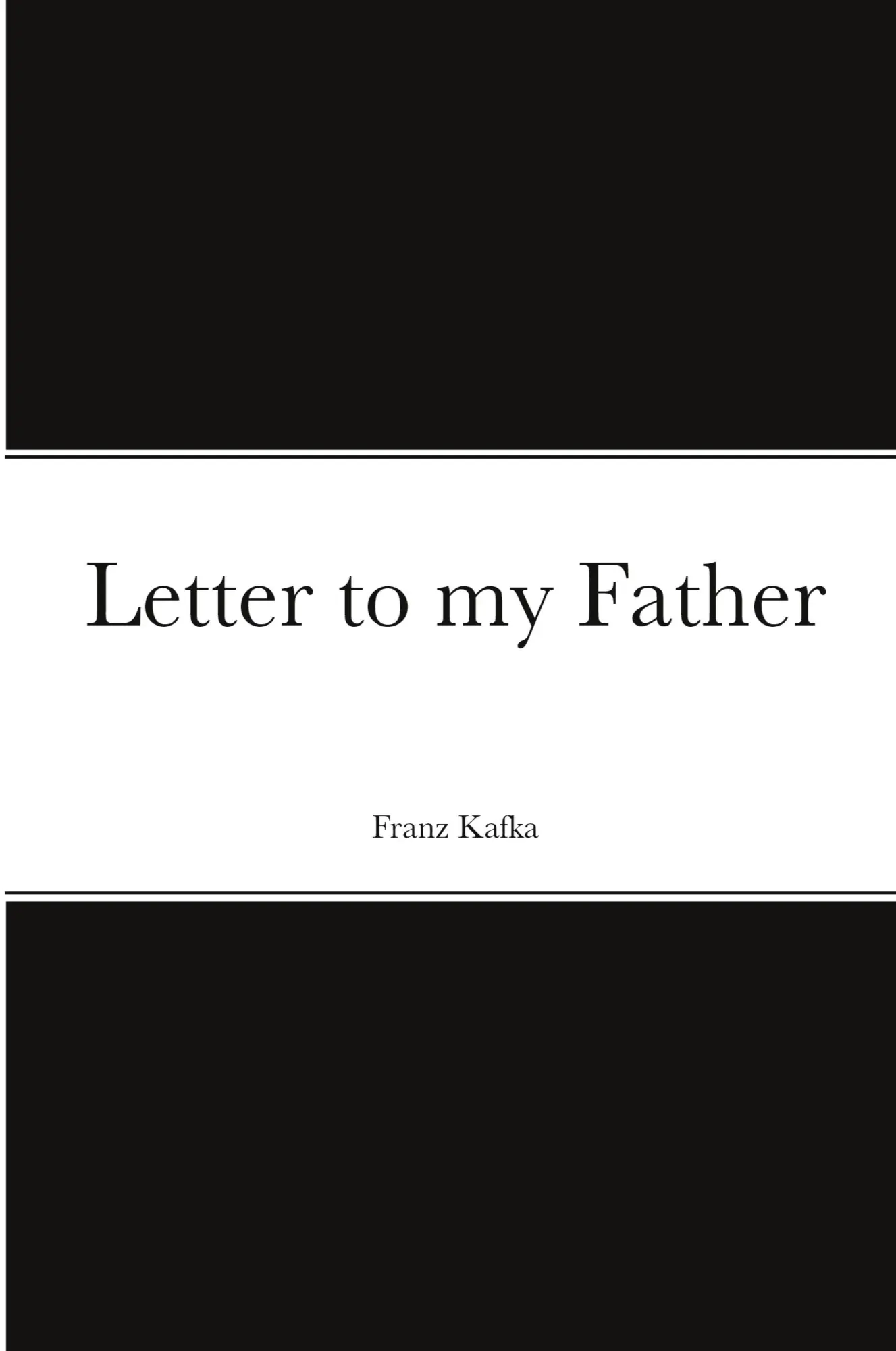 Cover: 9781008965690 | Letter to my Father | Franz Kafka | Taschenbuch | Englisch | 2021