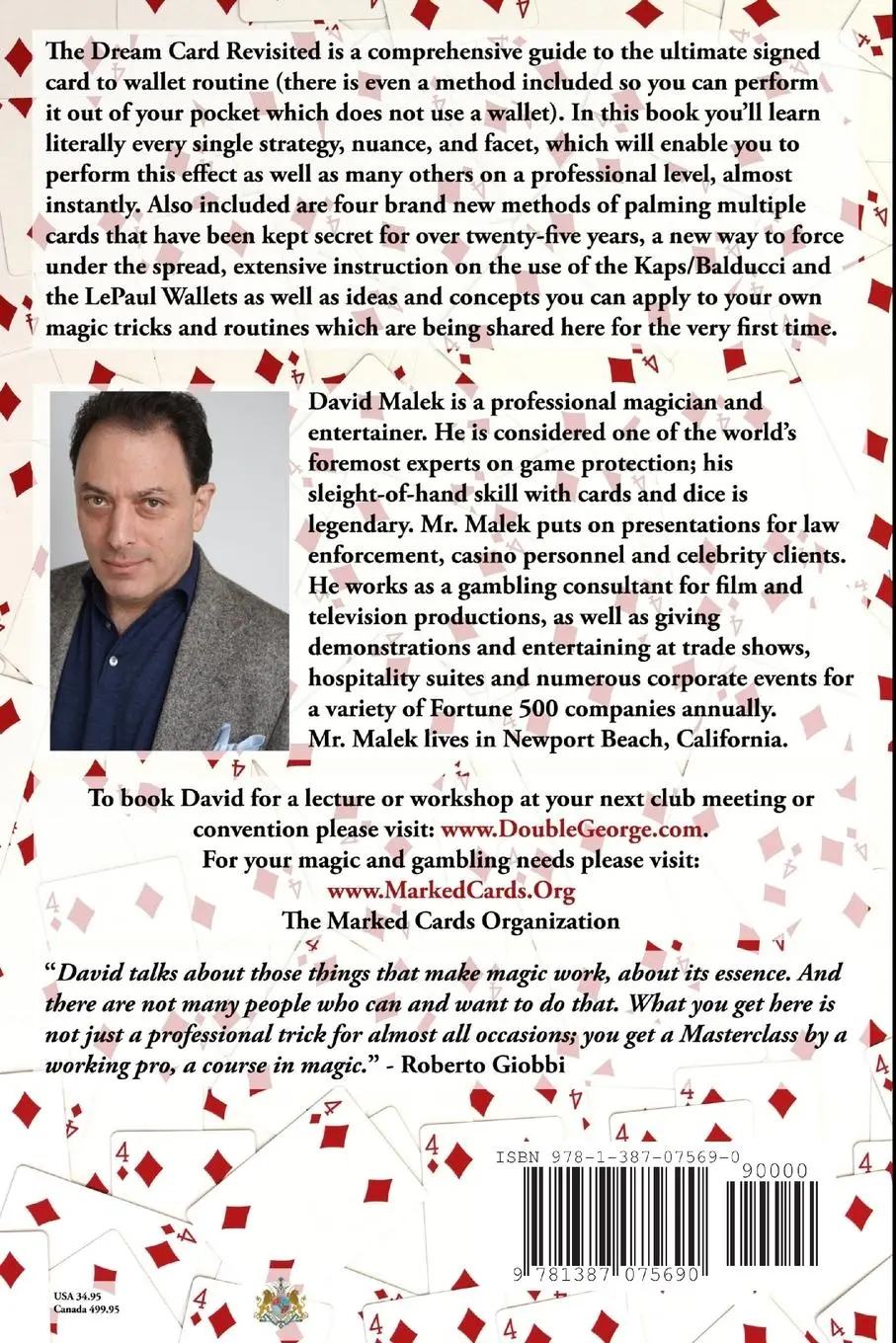 Rückseite: 9781387075690 | The Dream Card Revisited (The Ultimate Card to Wallet) - A...