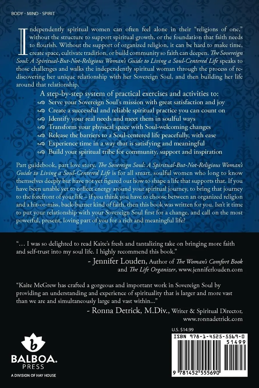 Rückseite: 9781452555690 | The Sovereign Soul | Kaite McGrew | Taschenbuch | Englisch | 2012