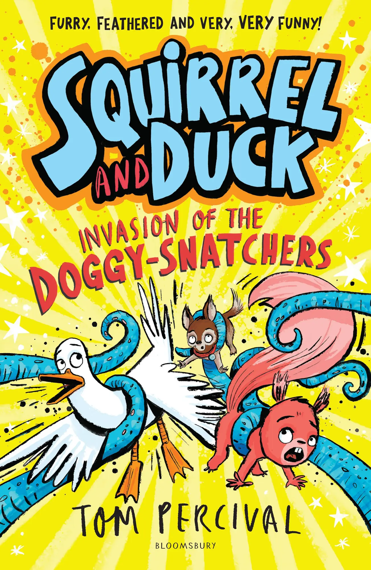 Cover: 9781526665690 | Squirrel and Duck: Invasion of the Doggy-Snatchers | Tom Percival