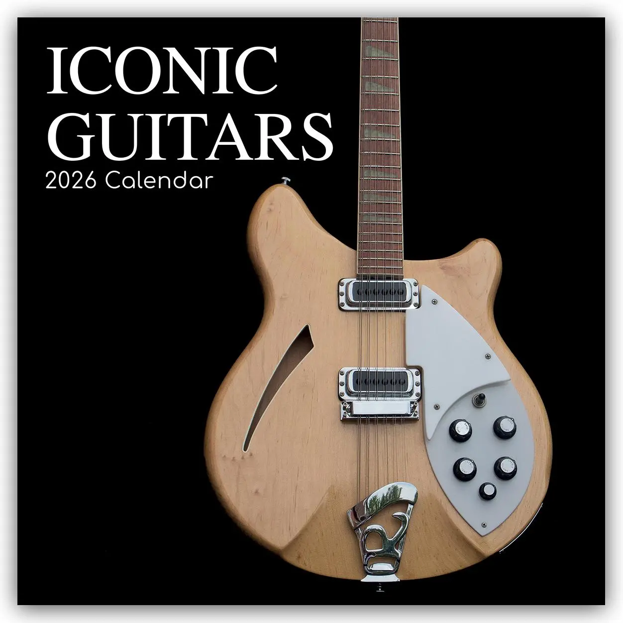 Cover: 9781836225690 | Iconic Guitars - Legendäre Gitarren 2026 - 16-Monatskalender | Gifted