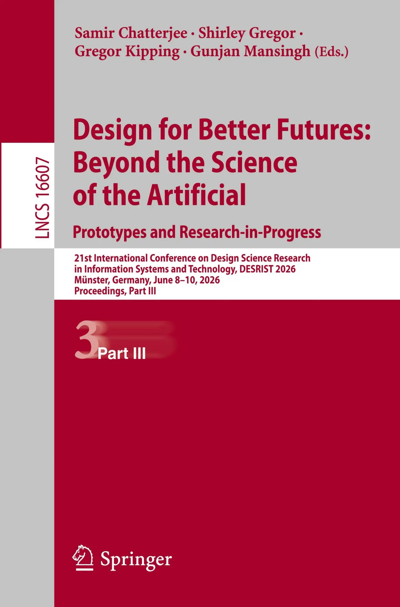 Cover: 9783032285690 | Design for Better Futures: Beyond the Science of the Artificial....
