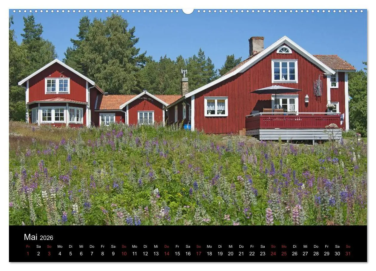 Bild: 9783516185690 | Südschweden (hochwertiger Premium Wandkalender 2026 DIN A2 quer),...