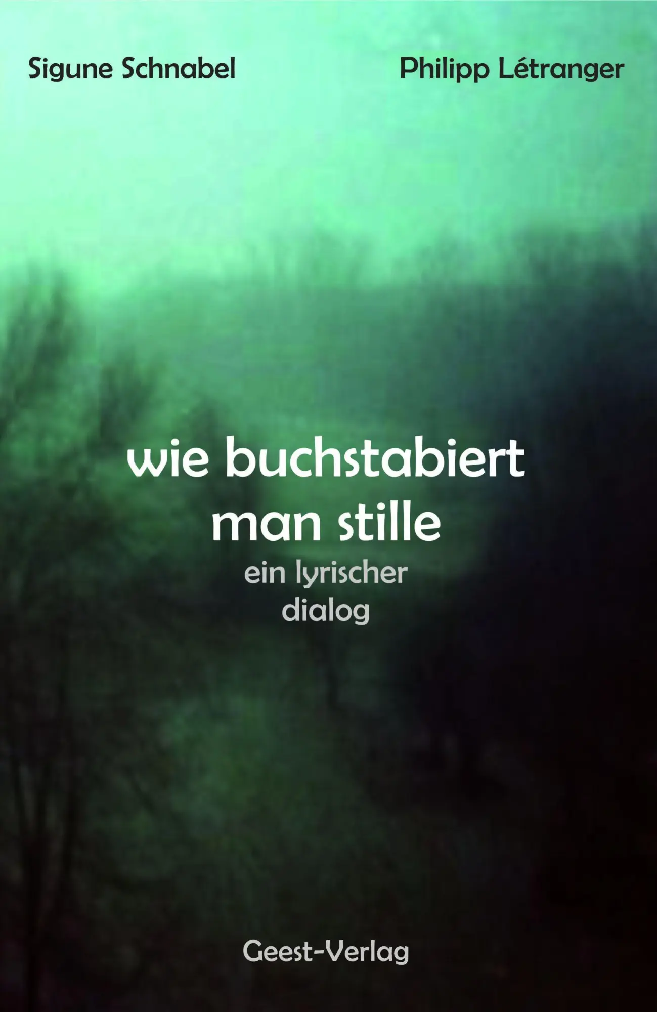 Cover: 9783690645690 | wie buchstabiert man stille | ein lyrischer dialog | Schnabel (u. a.)