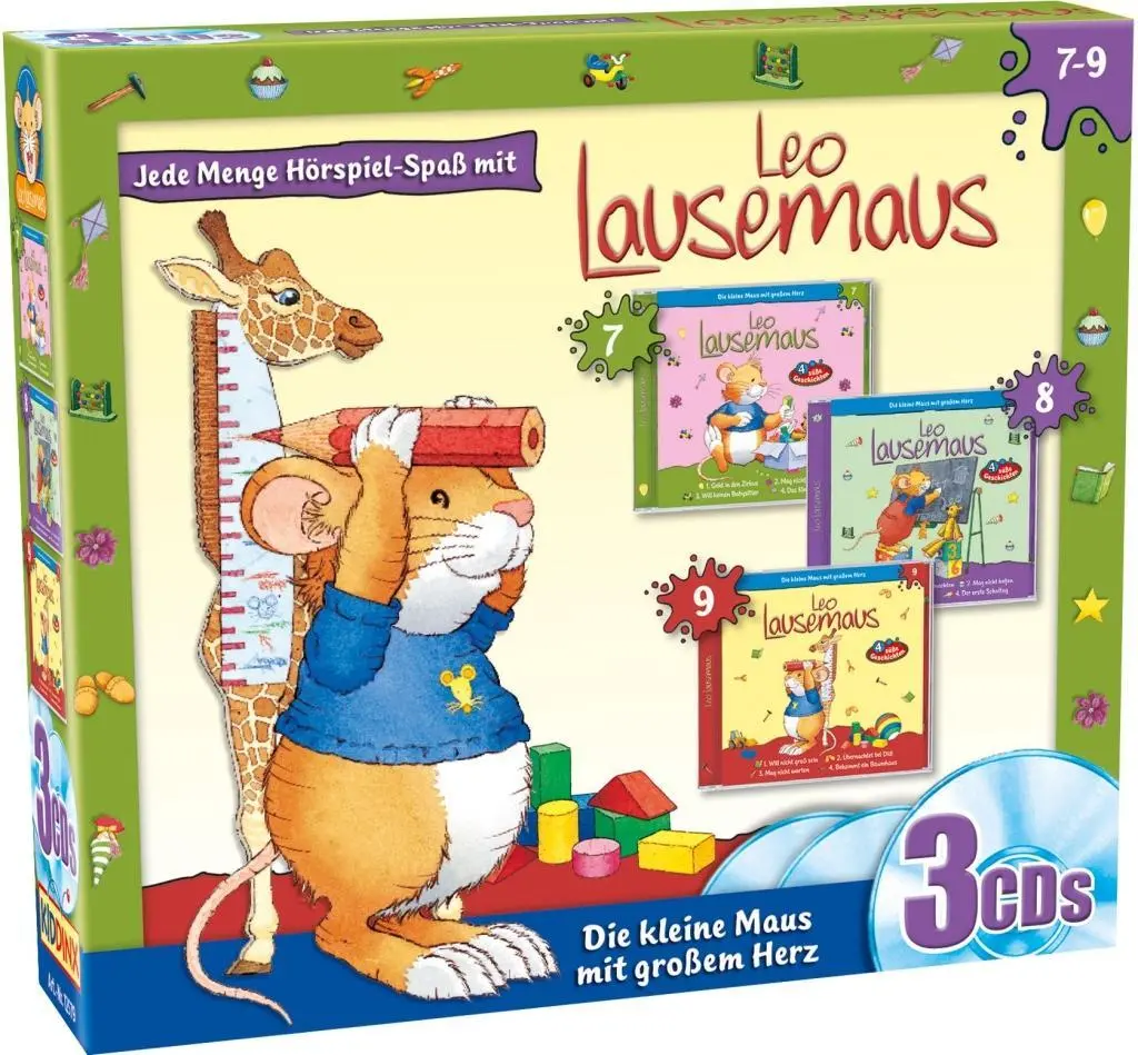 Cover: 4001504125790 | Folge 7 - 9 | Leo Lausemaus | Audio-CD | 2018 | EAN 4001504125790