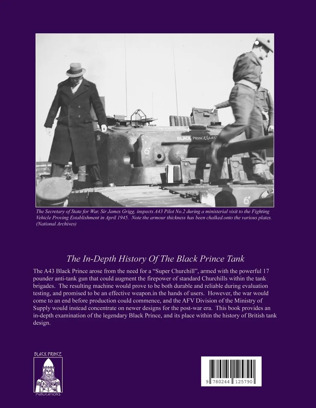 Rückseite: 9780244125790 | A43 Black Prince Tank A Technical History | P. M. Knight | Taschenbuch