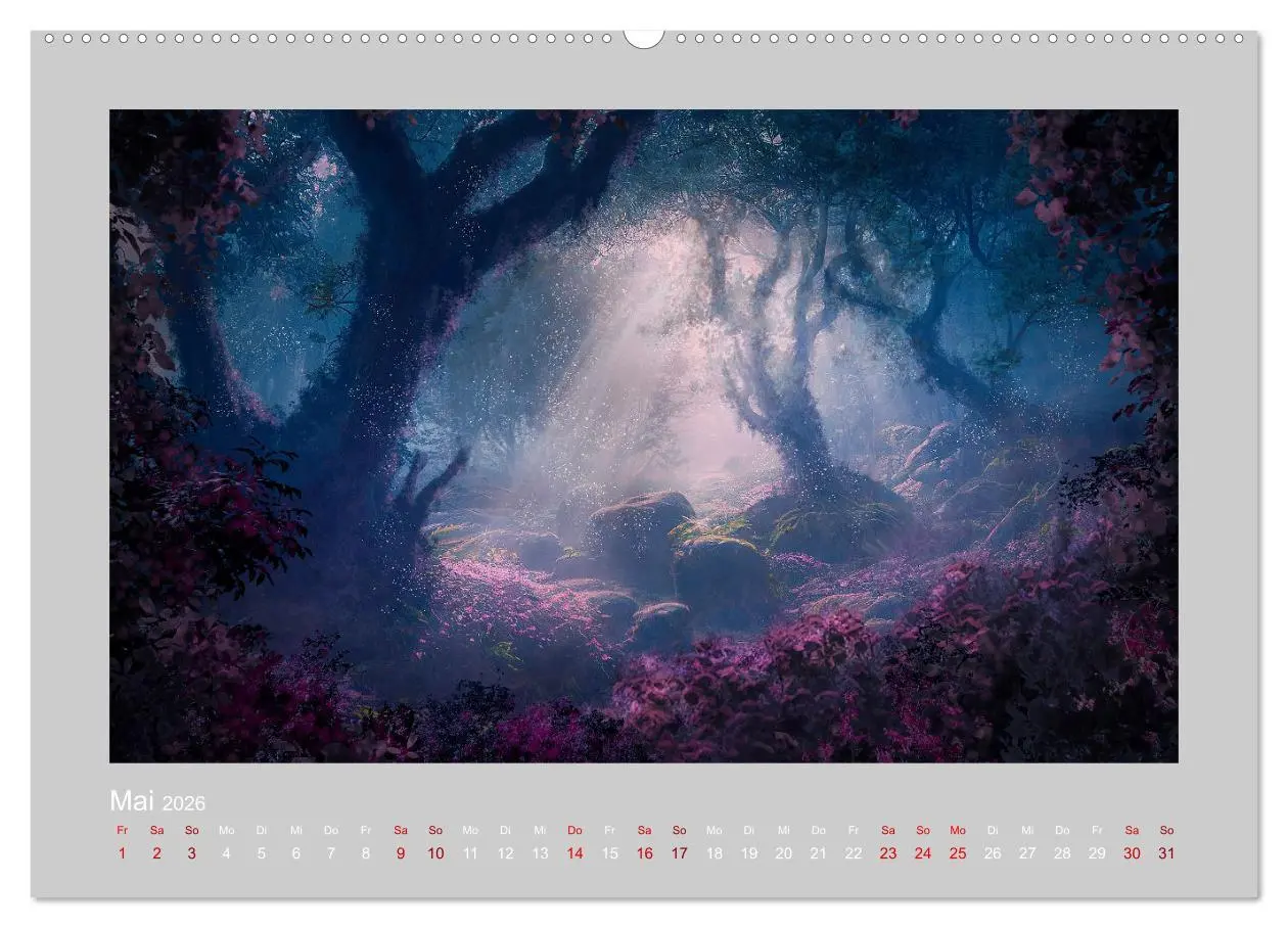 Bild: 9783457535790 | Wald der Märchen (Wandkalender 2026 DIN A2 quer), CALVENDO...