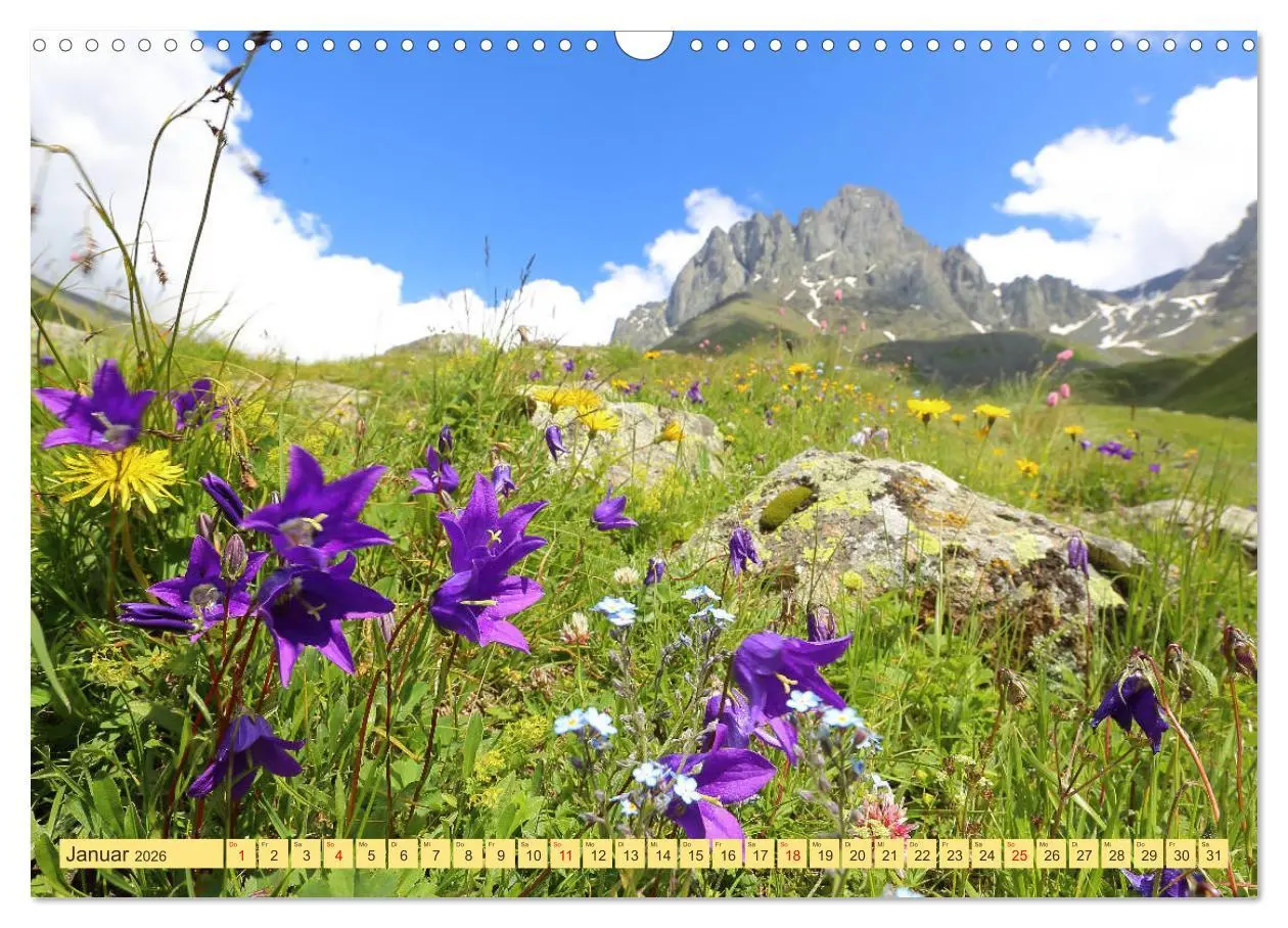 Bild: 9783457845790 | GEORGIEN (Wandkalender 2026 DIN A3 quer), CALVENDO Monatskalender