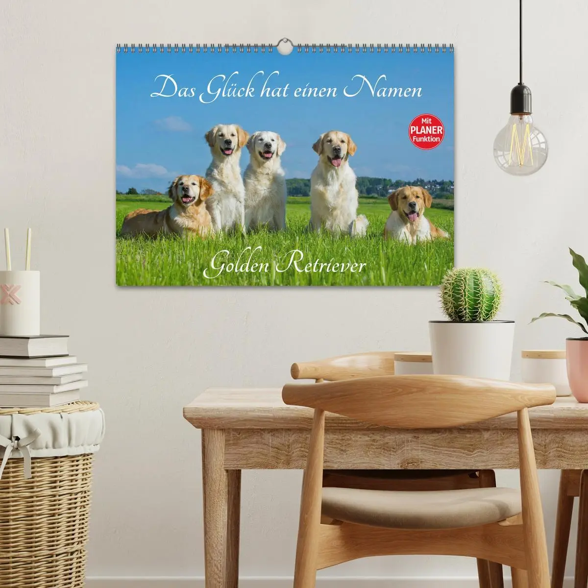 Bild: 9783516005790 | Das Glück hat einen Namen - Golden Retriever (Wandkalender 2026 DIN...
