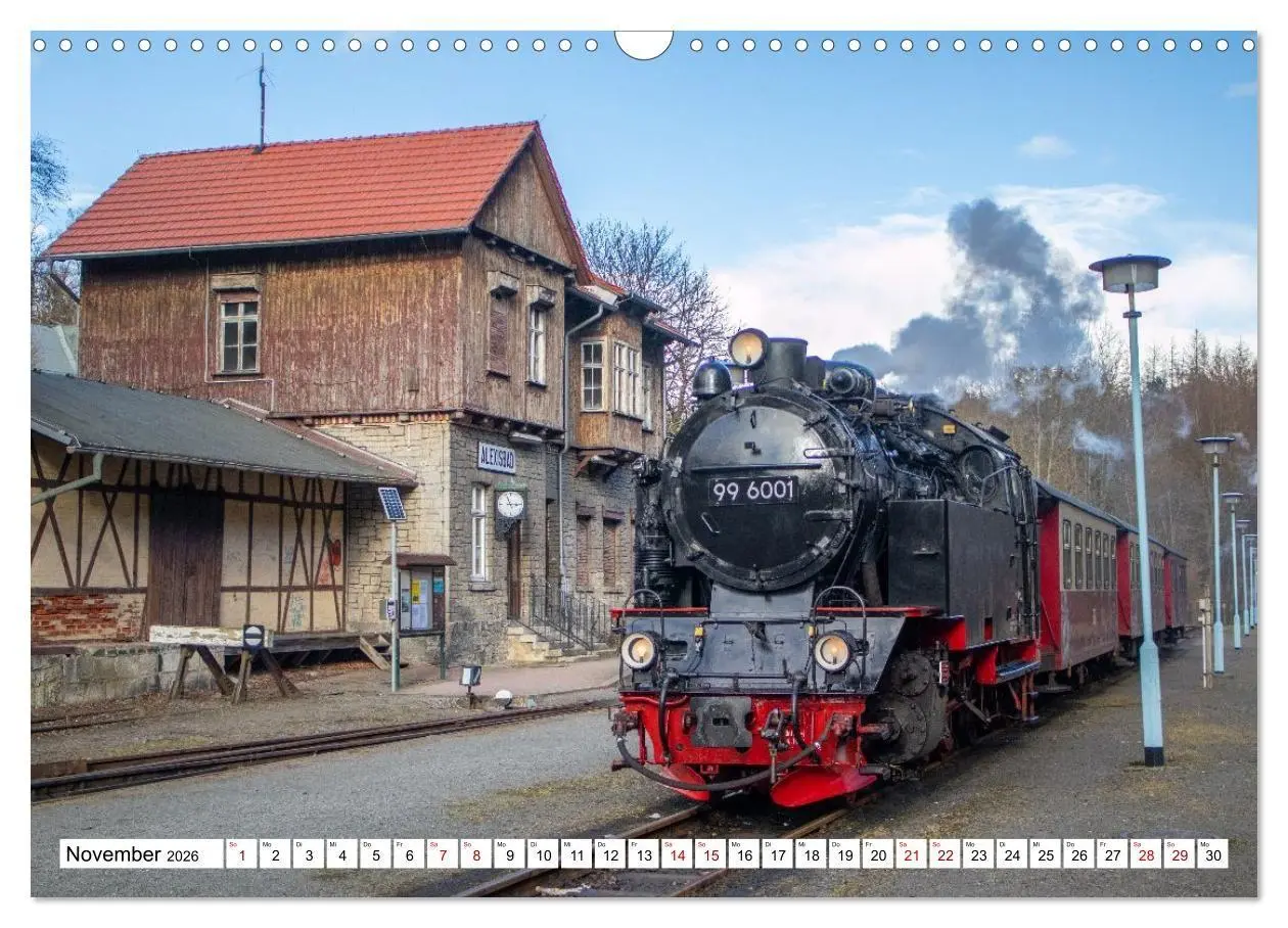 Bild: 9783516625790 | Selketalbahn im Harz (Wandkalender 2026 DIN A3 quer), CALVENDO...