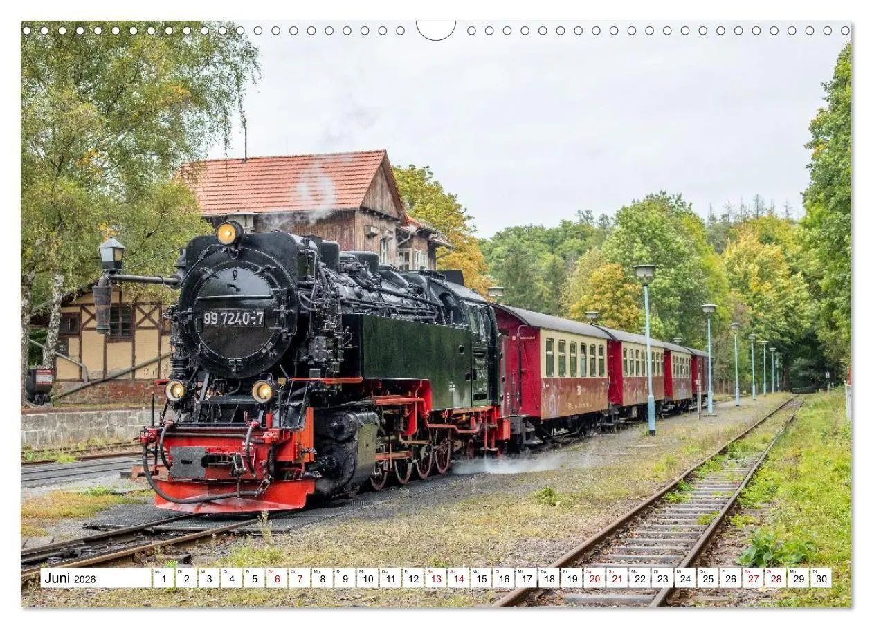 Bild: 9783516625790 | Selketalbahn im Harz (Wandkalender 2026 DIN A3 quer), CALVENDO...
