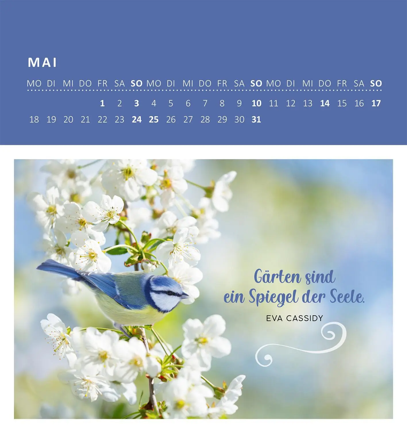 Bild: 4014489135890 | Wandkalender Gartenglück 2026 | Kalender | 26 S. | Deutsch | 2026