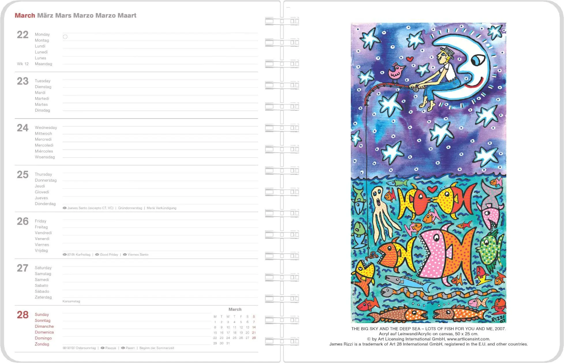 Bild: 4069095015890 | James Rizzi Diary 2027 | Neumann Verlage GmbH &amp; Co KG | Buch | 110 S.