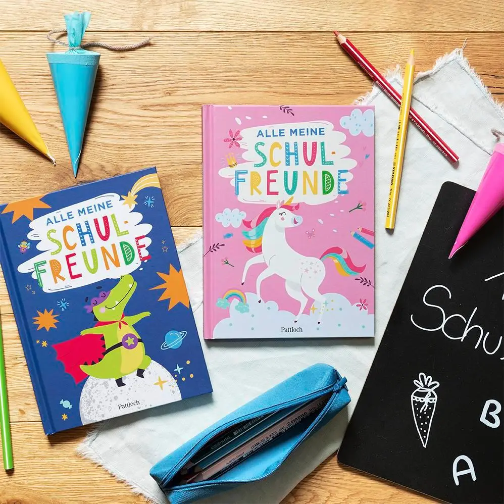 Bild: 4260308345890 | Alle meine Schulfreunde - Einhörner | Pattloch Verlag | Notizbuch