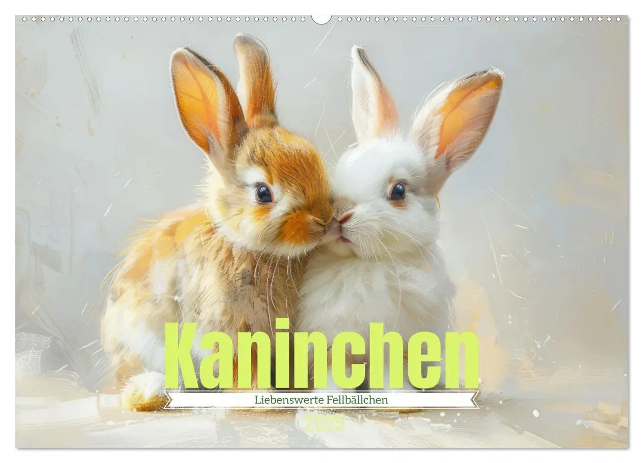 Cover: 9783457145890 | Kaninchen - Liebenswerte Fellbällchen (Wandkalender 2025 DIN A2...