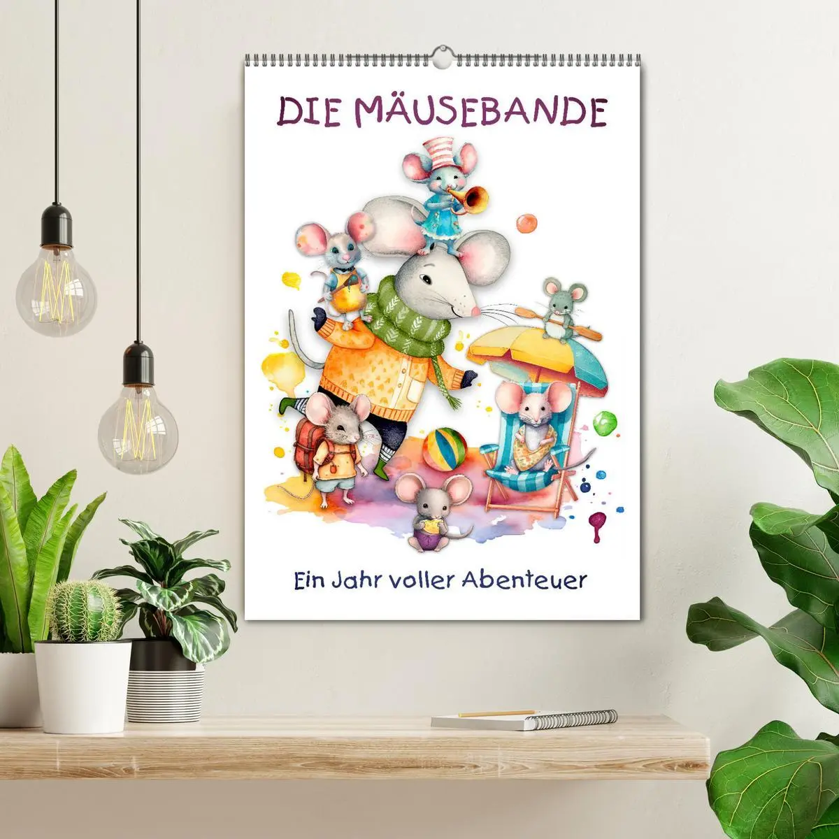 Bild: 9783516305890 | Die Mäusebande (Wandkalender 2026 DIN A2 hoch), CALVENDO...