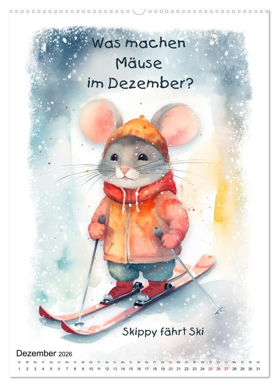 Bild: 9783516305890 | Die Mäusebande (Wandkalender 2026 DIN A2 hoch), CALVENDO...