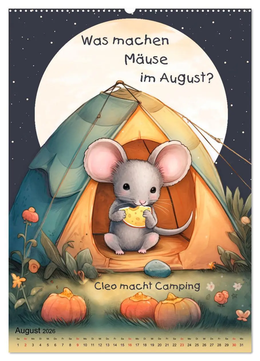 Bild: 9783516305890 | Die Mäusebande (Wandkalender 2026 DIN A2 hoch), CALVENDO...