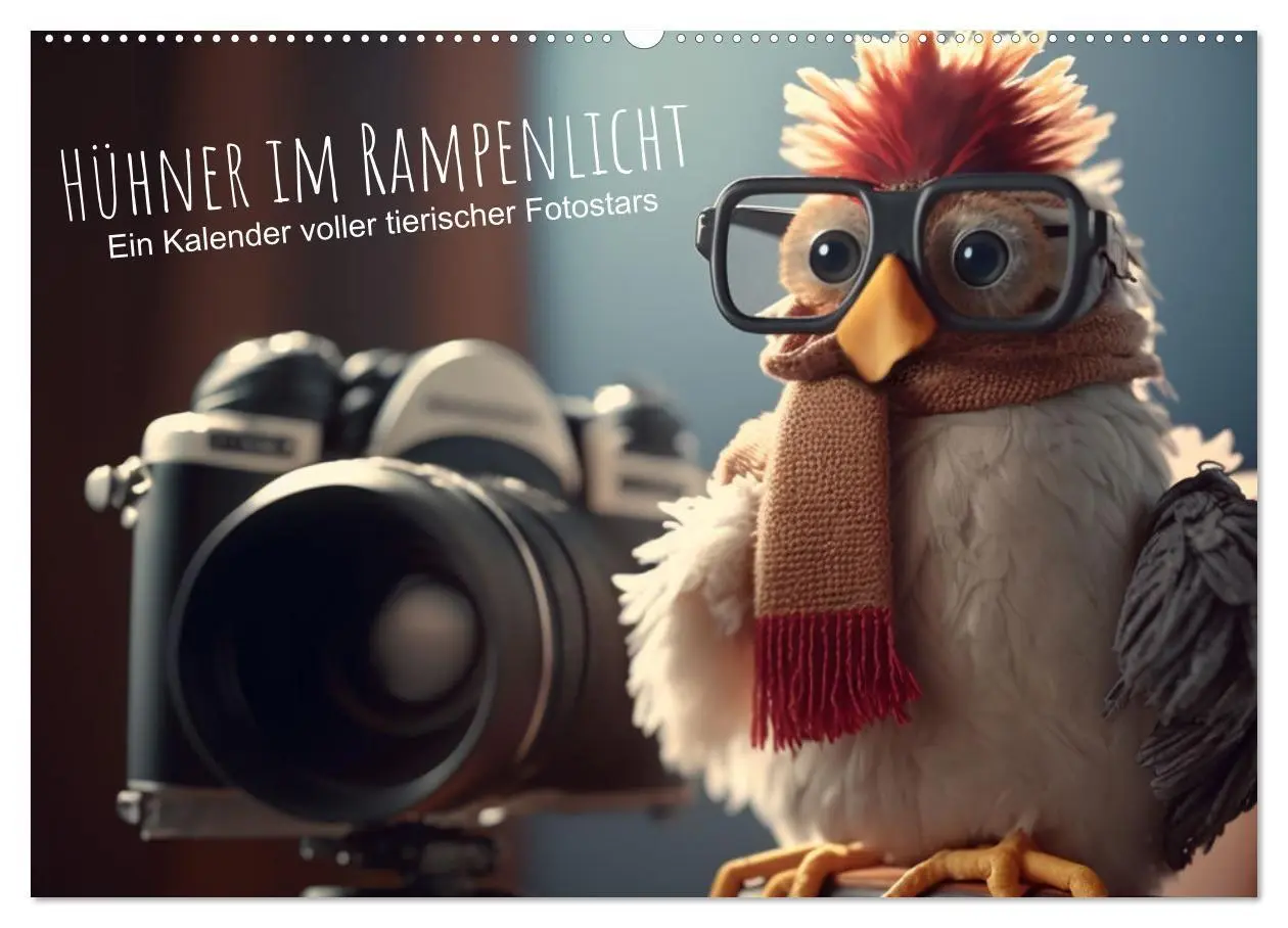 Cover: 9783569325890 | Hühner im Rampenlicht Ein Kalender voller tierischer Fotostars...