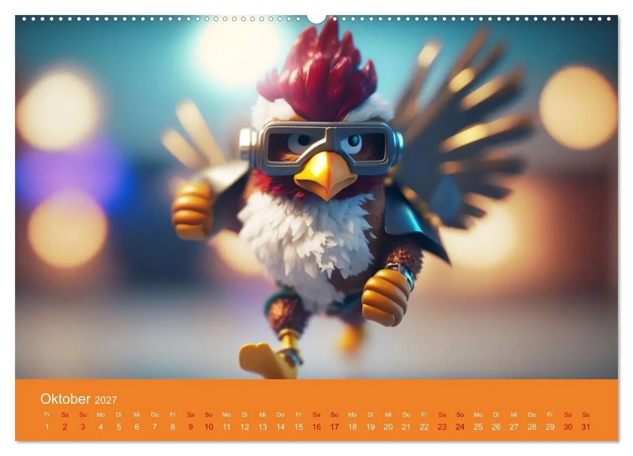 Bild: 9783569325890 | Hühner im Rampenlicht Ein Kalender voller tierischer Fotostars...
