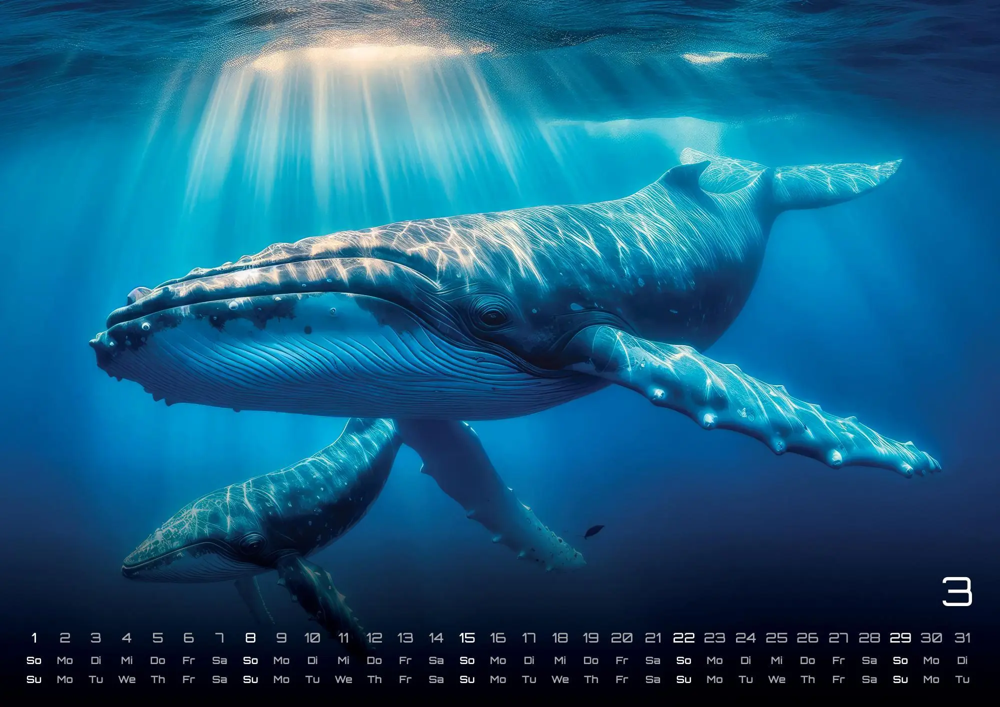 Bild: 9783986735890 | Sealife - verborgene Tiefen - 2026 - Kalender DIN A2 | GP-Fever. de