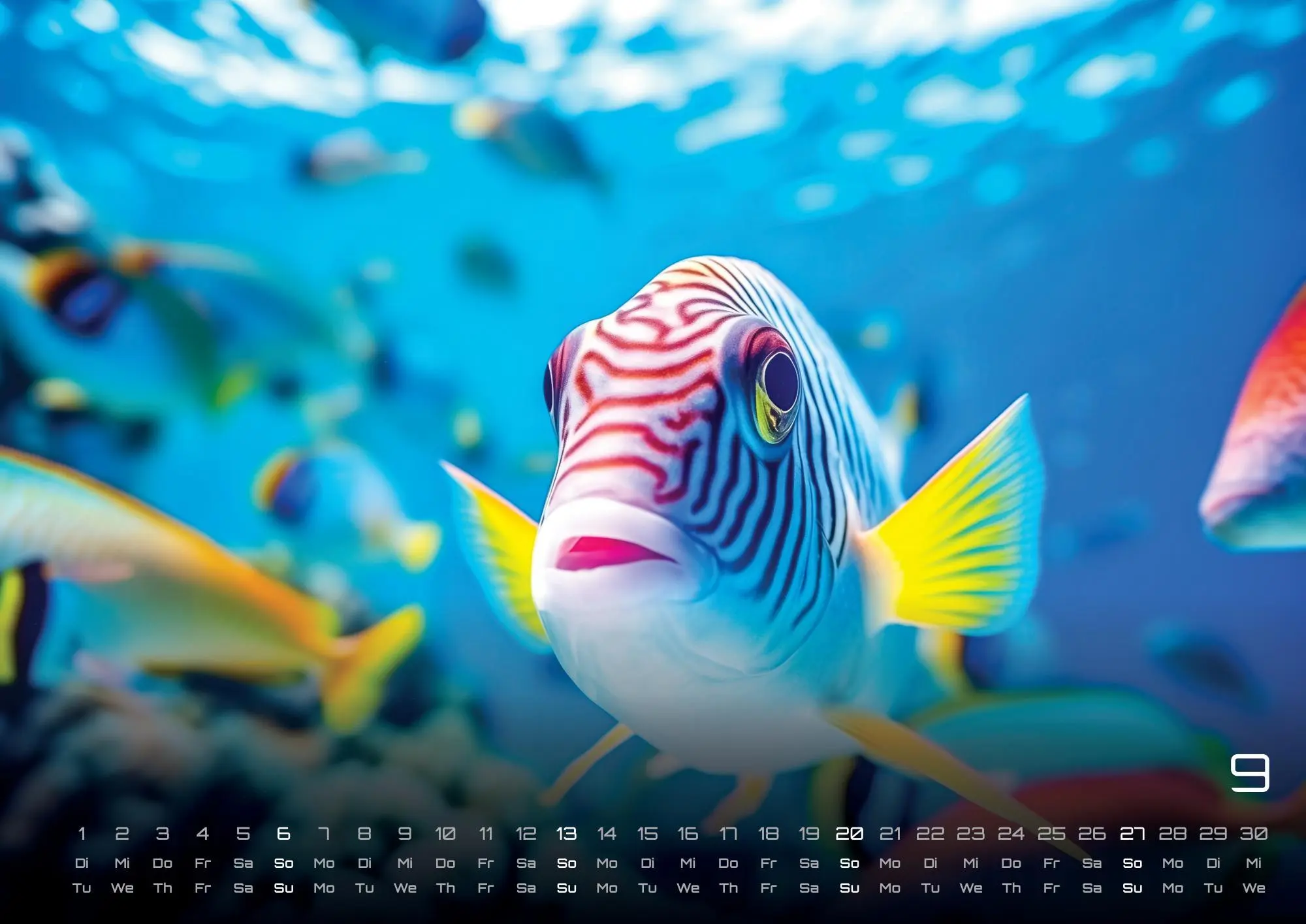 Bild: 9783986735890 | Sealife - verborgene Tiefen - 2026 - Kalender DIN A2 | GP-Fever. de