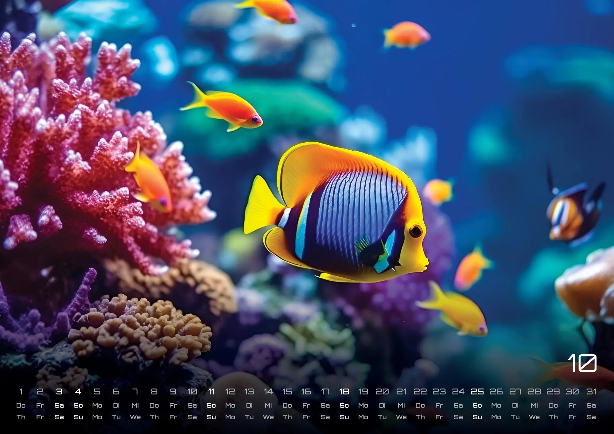 Bild: 9783986735890 | Sealife - verborgene Tiefen - 2026 - Kalender DIN A2 | GP-Fever. de