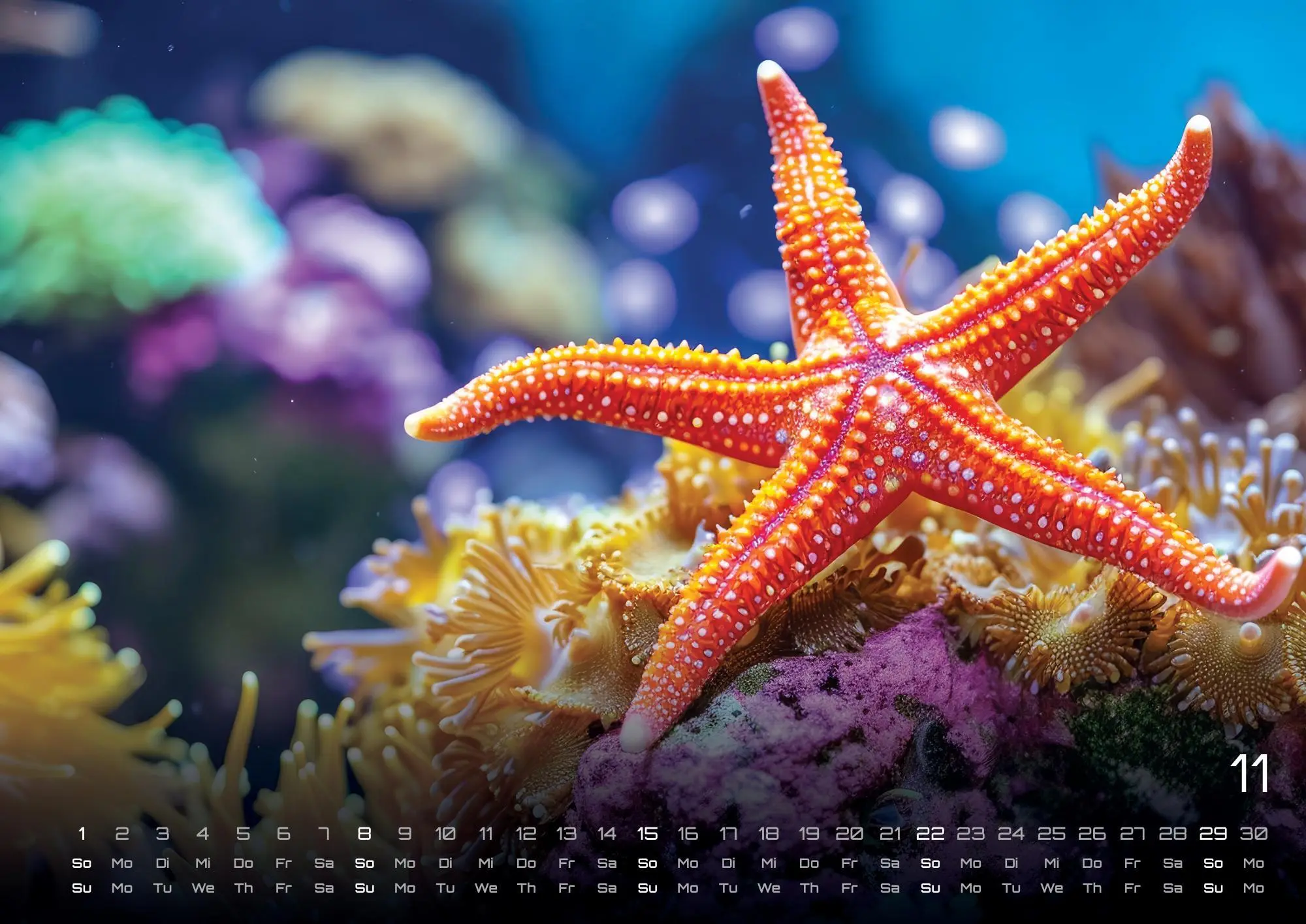 Bild: 9783986735890 | Sealife - verborgene Tiefen - 2026 - Kalender DIN A2 | GP-Fever. de