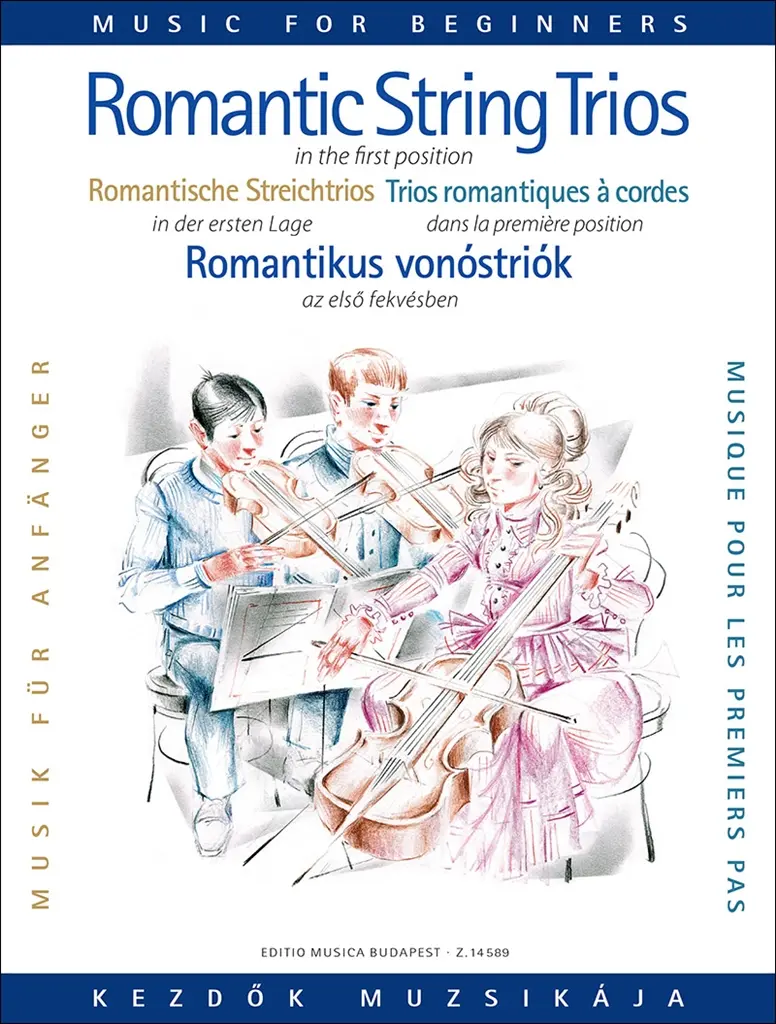 Cover: 9790080145890 | Romantische Triomusik für Anfänger für 2 Violinen (Violine und...