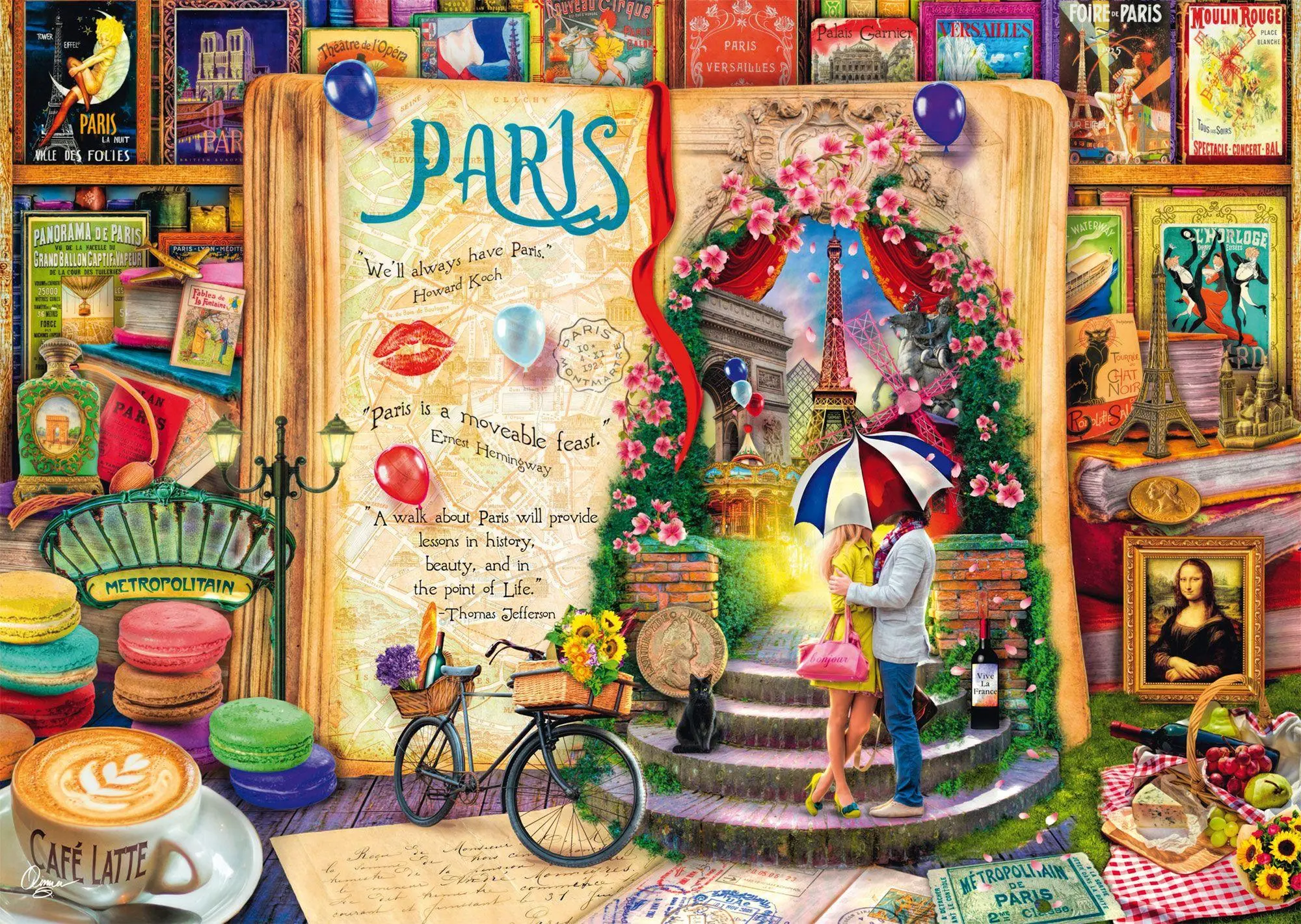 Bild: 4001504585990 | SOUVENIR, Erinnerungen an Paris | Puzzle Aimee Steward 1000 Teile