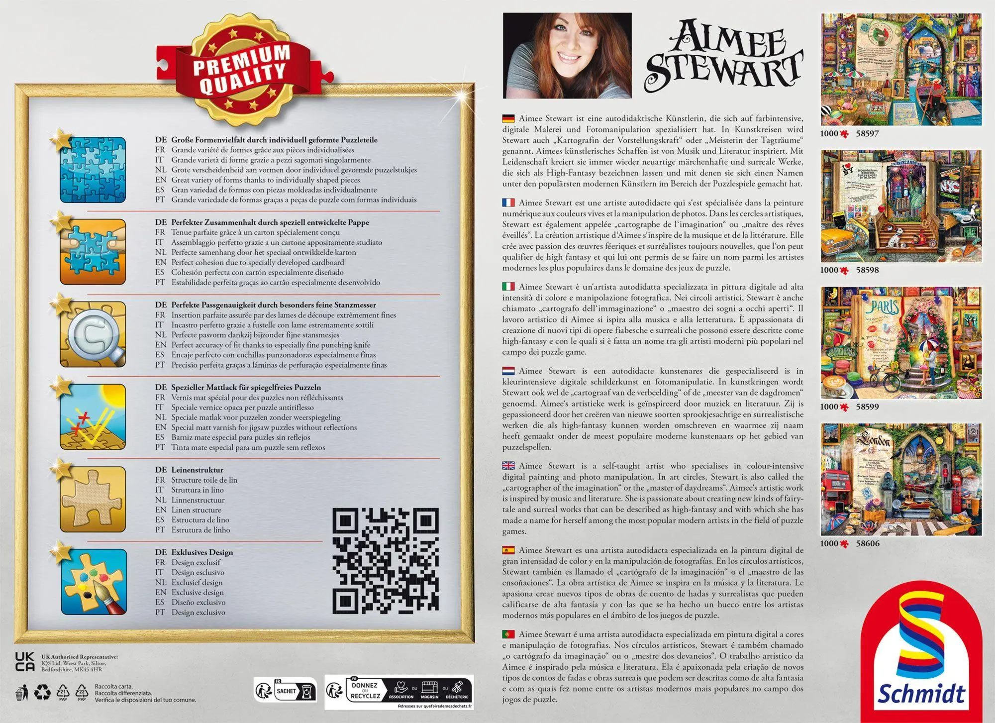 Bild: 4001504585990 | SOUVENIR, Erinnerungen an Paris | Puzzle Aimee Steward 1000 Teile