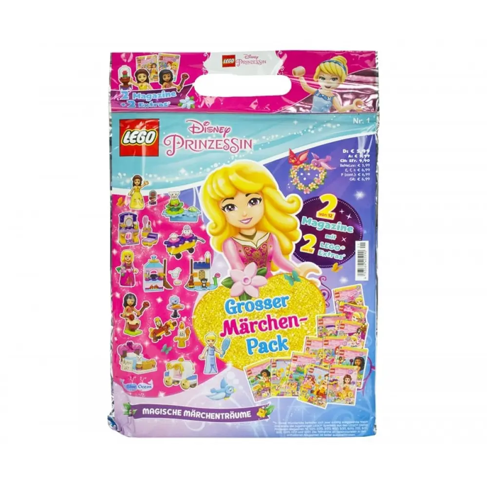 Blue Ocean XL Blindbag LEGO Disney Princess 24x37cm