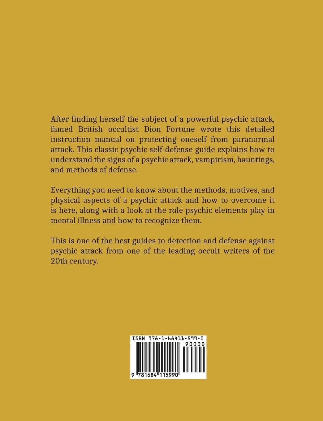 Rückseite: 9781684115990 | Psychic Self-Defense | Dion Fortune | Taschenbuch | Paperback | 2018
