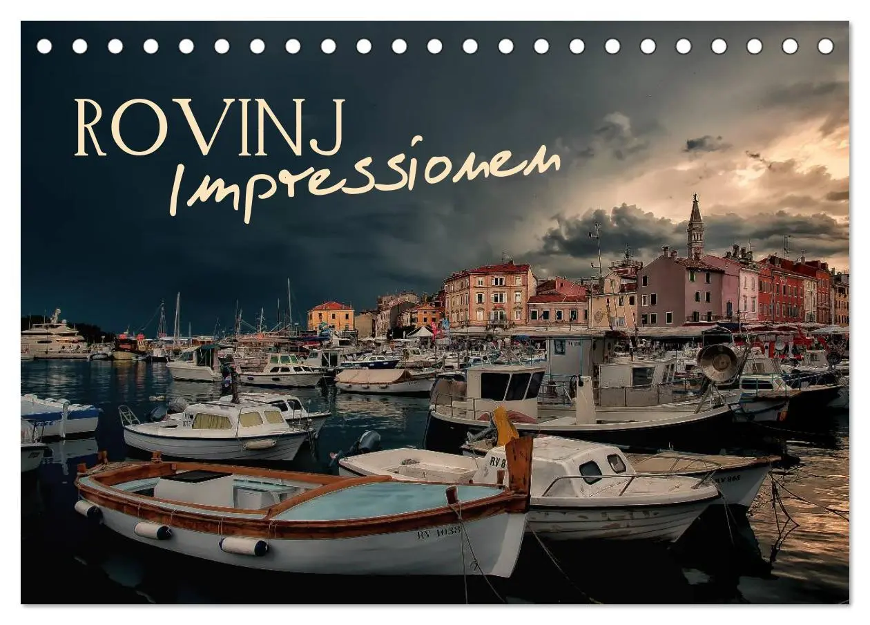 Cover: 9783516155990 | Rovinj Impressionen (Tischkalender 2026 DIN A5 quer), CALVENDO...