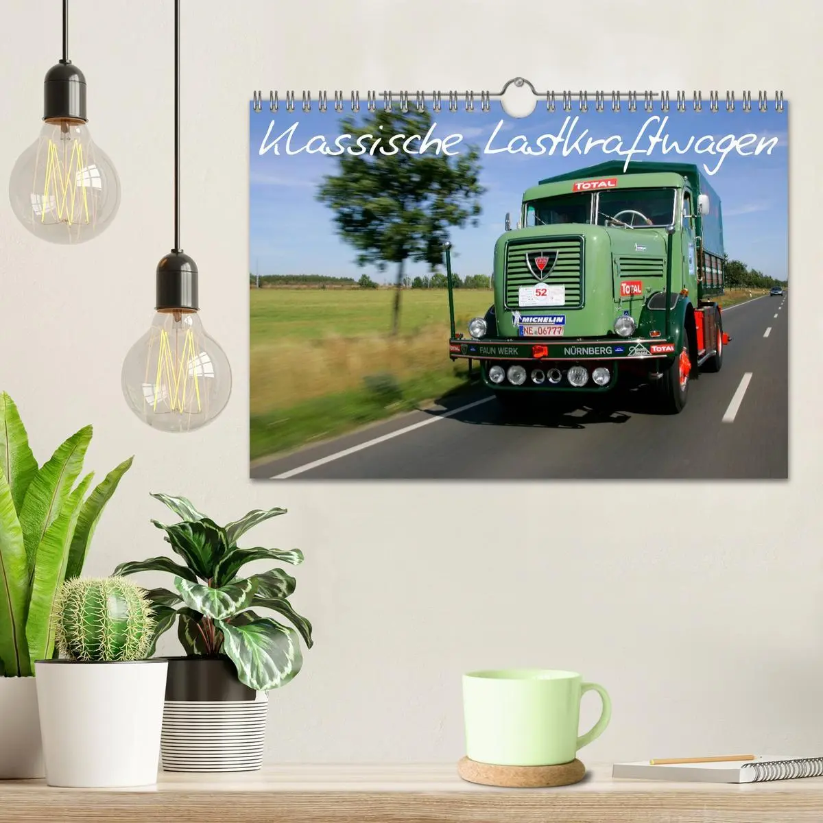 Bild: 9783516225990 | Klassische Lastkraftwagen (Wandkalender 2026 DIN A4 quer), CALVENDO...
