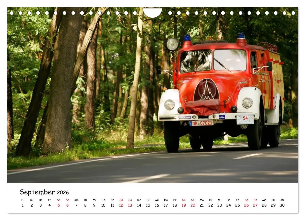 Bild: 9783516225990 | Klassische Lastkraftwagen (Wandkalender 2026 DIN A4 quer), CALVENDO...
