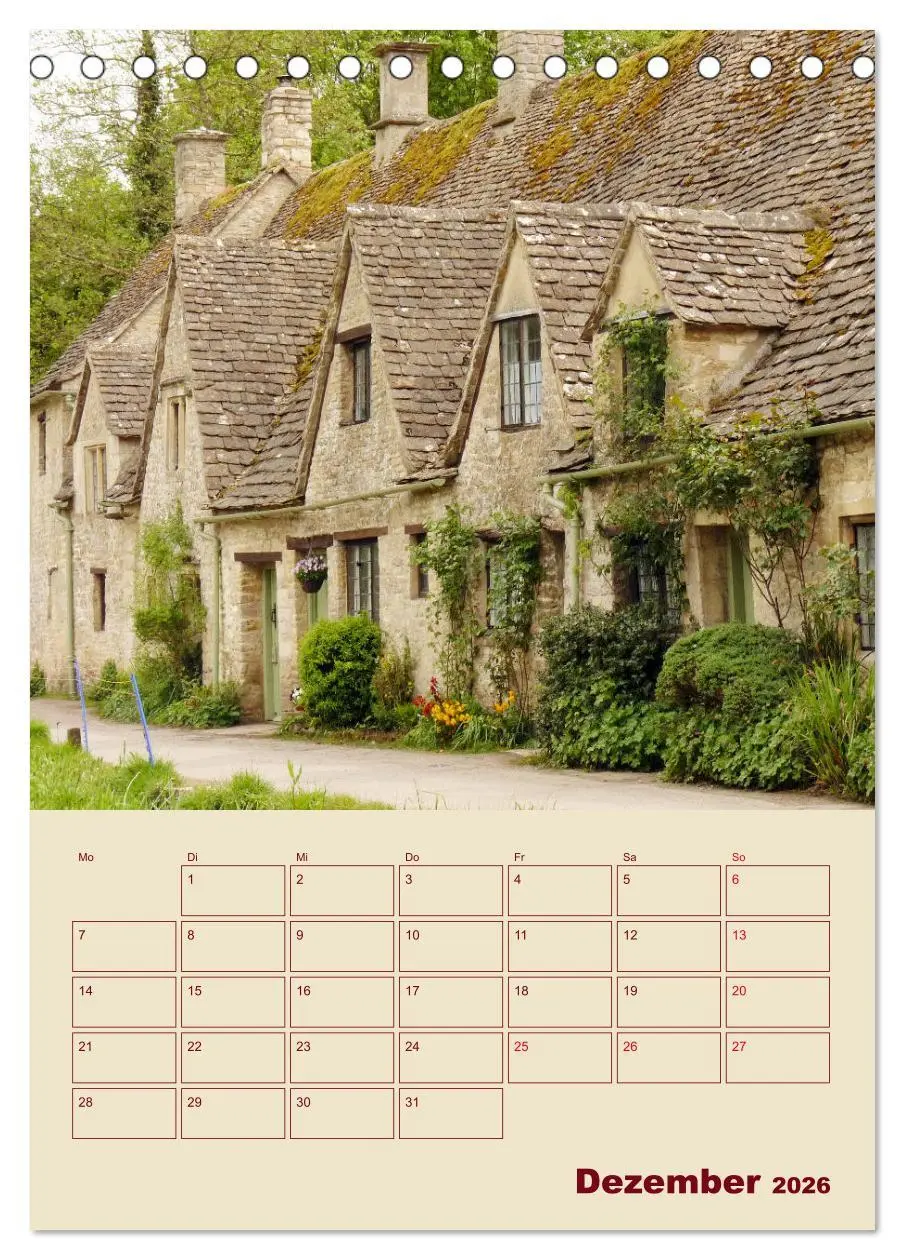 Bild: 9783516395990 | Die Cotswolds Englands grünes Herz (Tischkalender 2026 DIN A5...