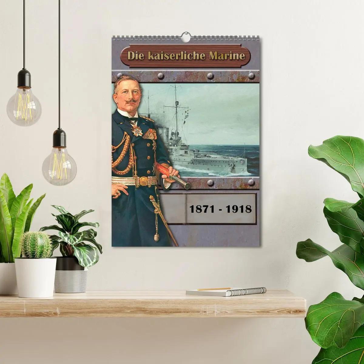 Bild: 9783516465990 | Die kaiserliche Marine 1871 - 1918 (Wandkalender 2026 DIN A3 hoch),...