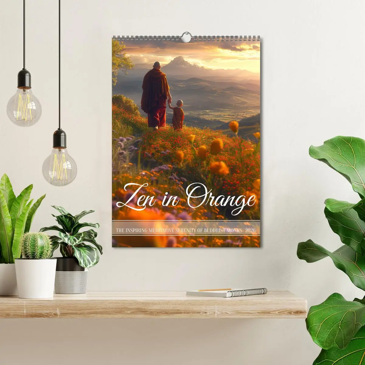 Bild: 9783516535990 | Zen in Orange (Wall Calendar 2026 DIN A3 portrait), CALVENDO 12...