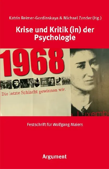 Cover: 9783867545990 | Krise und Kritik (in) der Psychologie | Reimer-Gordinskaya (u. a.)