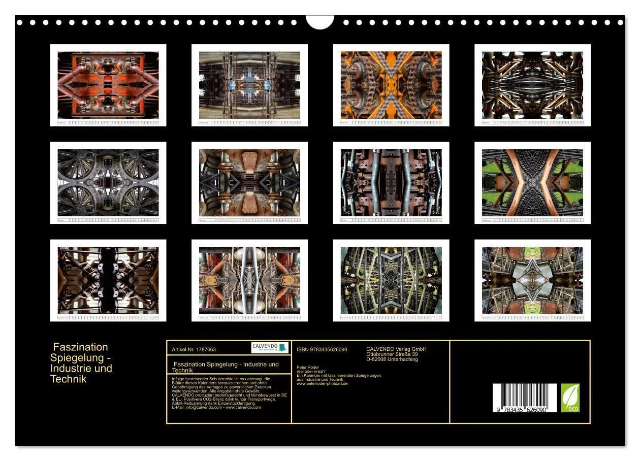 Bild: 9783435626090 | Faszination Spiegelung - Industrie und Technik (Wandkalender 2025...