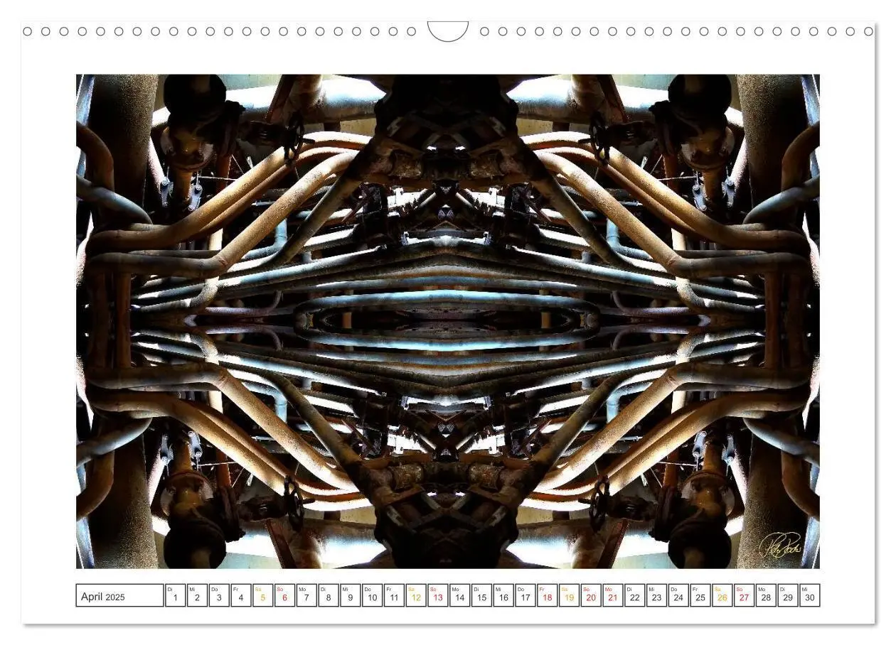Bild: 9783435626090 | Faszination Spiegelung - Industrie und Technik (Wandkalender 2025...