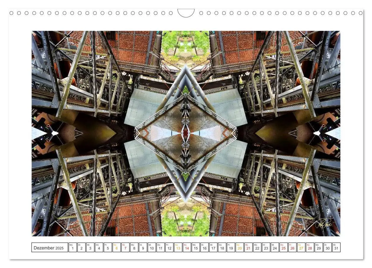 Bild: 9783435626090 | Faszination Spiegelung - Industrie und Technik (Wandkalender 2025...