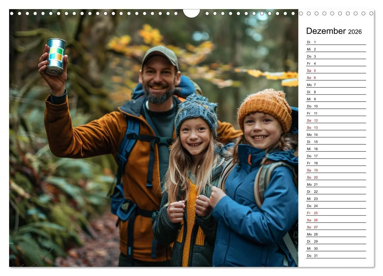 Bild: 9783457406090 | Der Geocaching Found it Kalender (Wandkalender 2026 DIN A3 quer),...